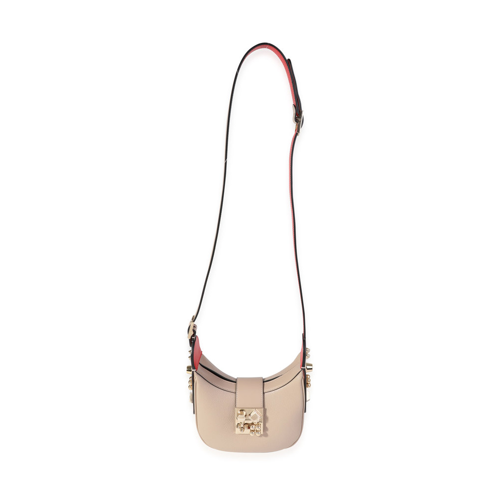 Christian Louboutin Fève Grained Calfskin Carasky Mini Bag - Picture 2 of 8